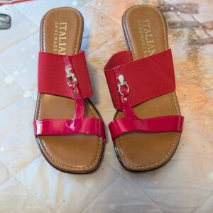 Italian Shoemakers Women's Red Sandals
